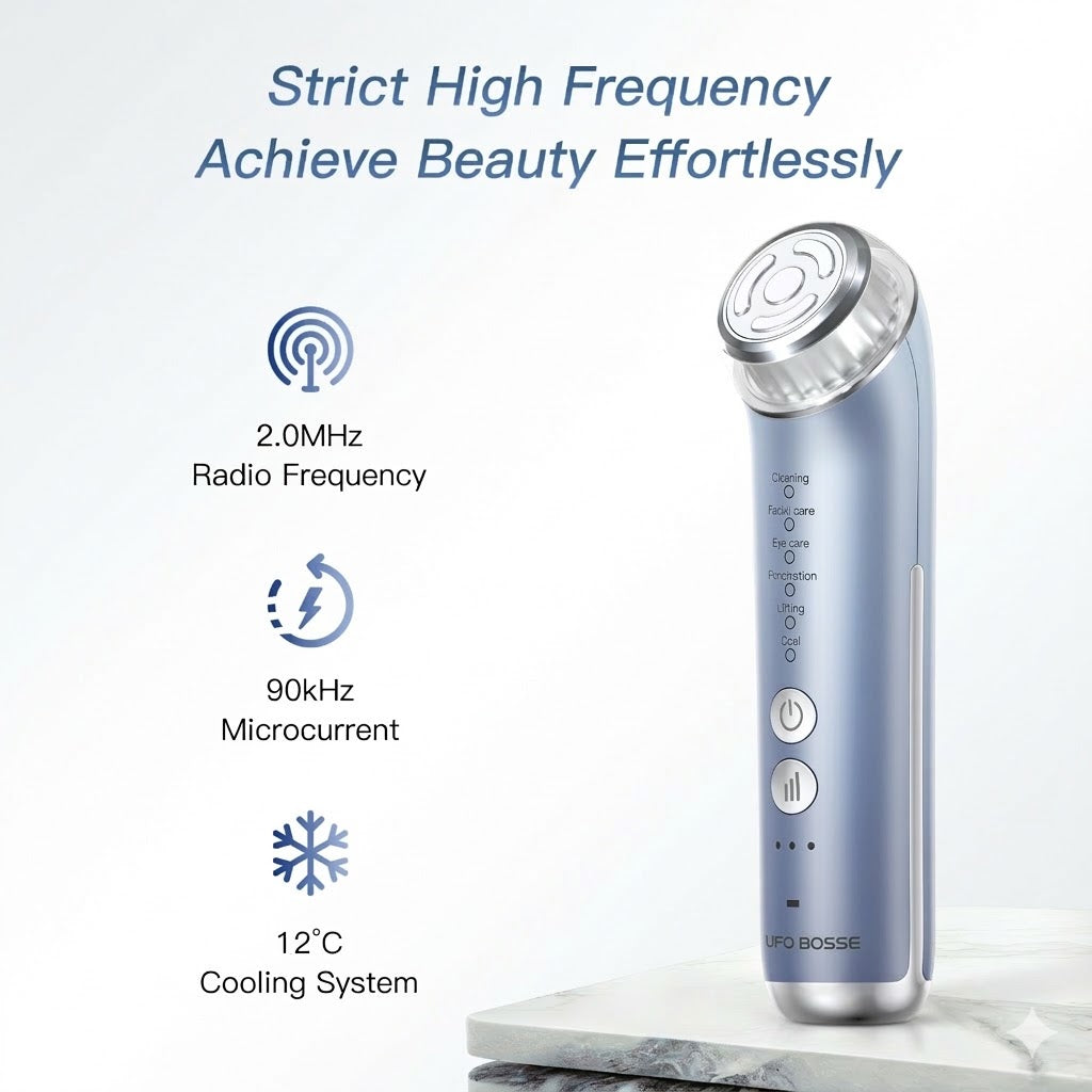 M2 Pro Collagen Firming Beauty Device | 6-in-1 RF & Microcurrent Facial Skincare Wand